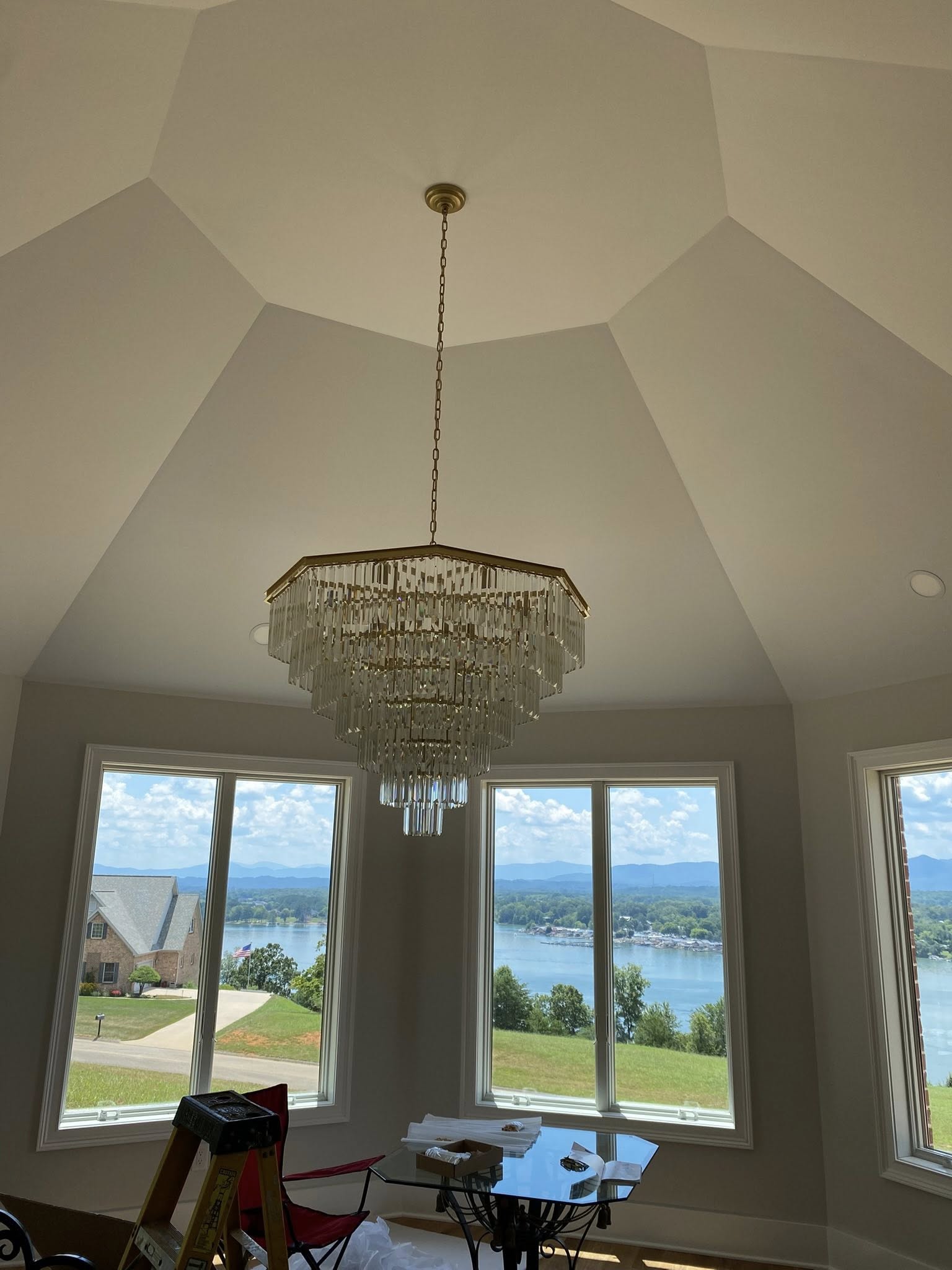 Chandelier Installation